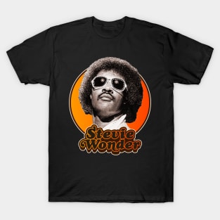 Retro Stevie Wonder Tribute T-Shirt